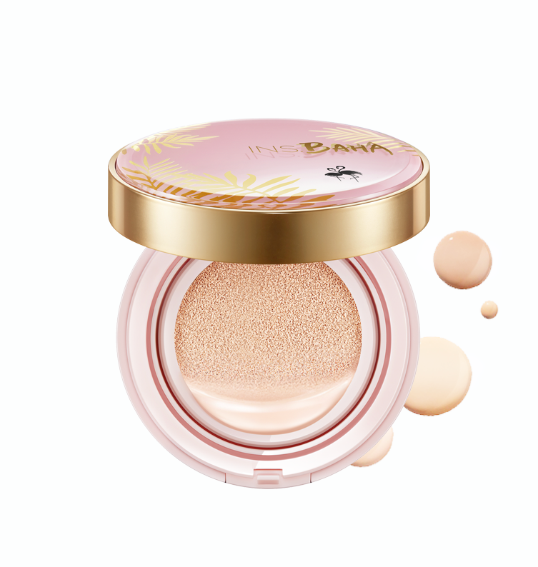 w66给利老牌印彩巴哈光感雪肌气垫CC霜